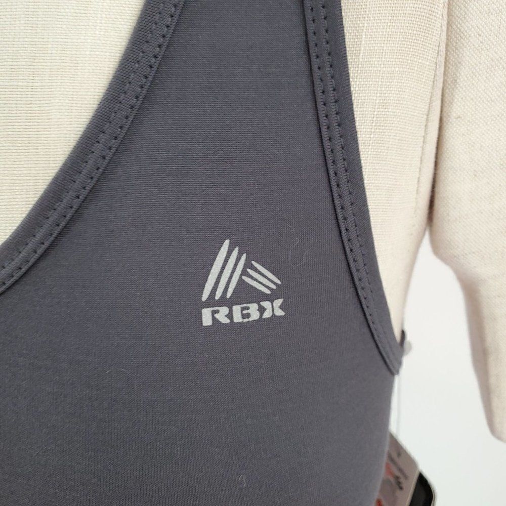 RBX Active Wear Dress Grey Pink Cutout Back Size Small Moisture Wicking - Picture 3 of 13